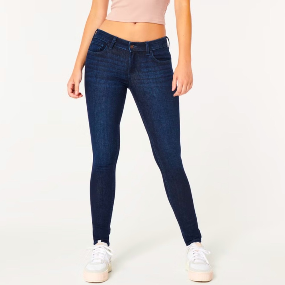 Hollister low rise skinny jeans